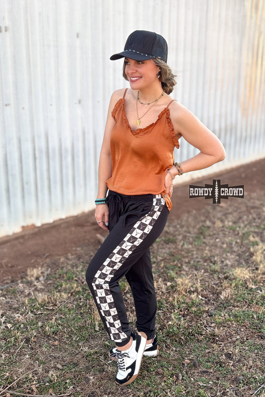 DS Checkered Craze Joggers by Rowdy Crowd Clothing - product image 4