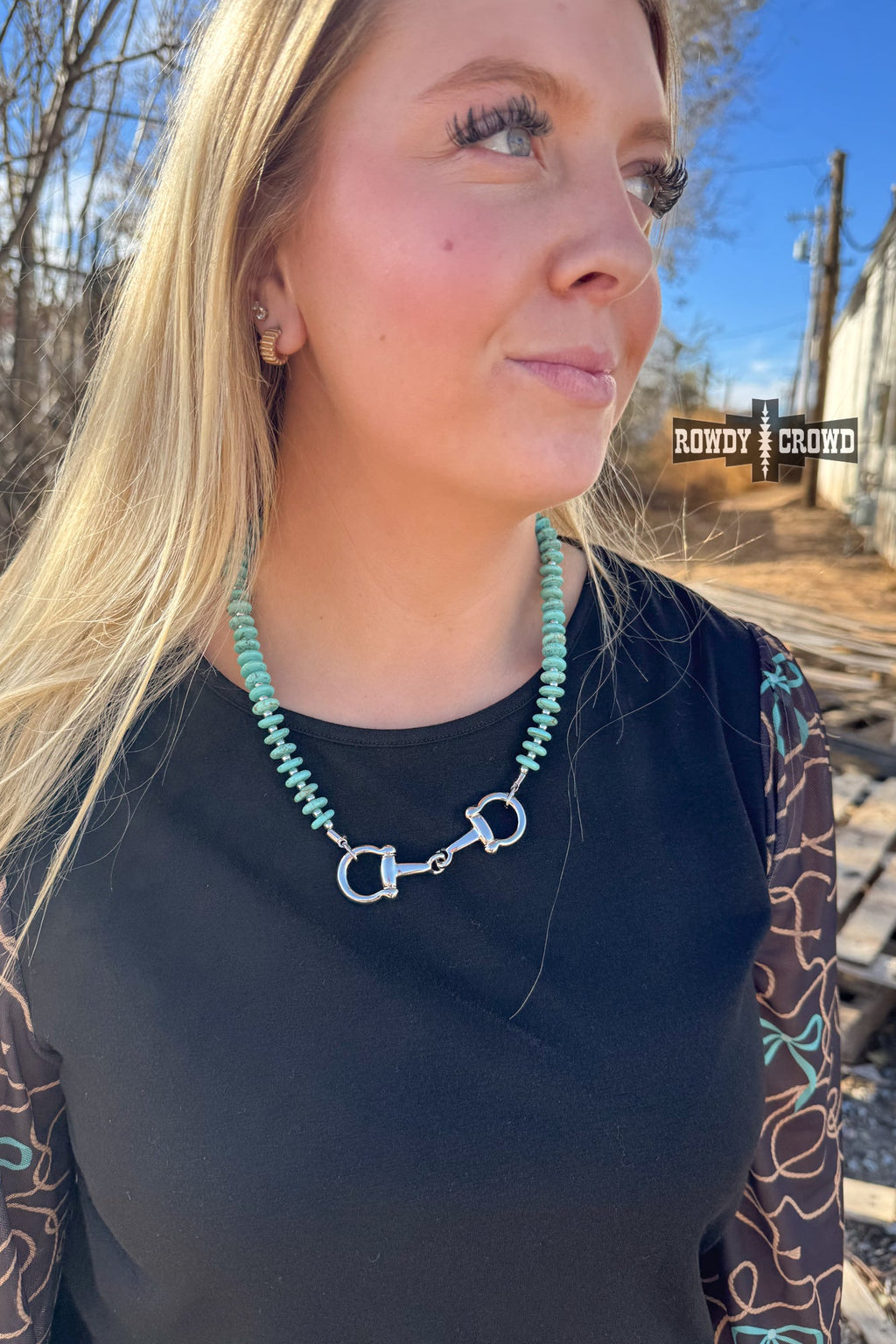DS Buckin' Bit Necklace by Rowdy Crowd Clothing - product image 2
