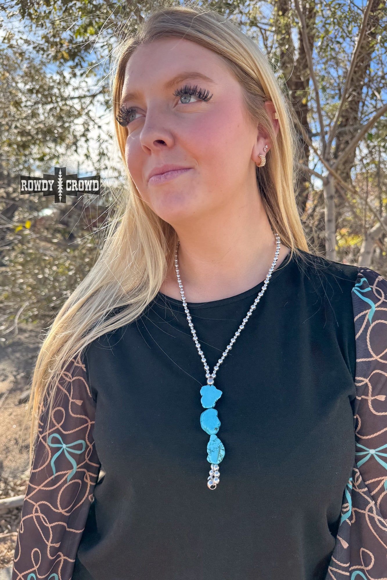 DS Cowgirl Sky Necklace by Rowdy Crowd Clothing - product image 4