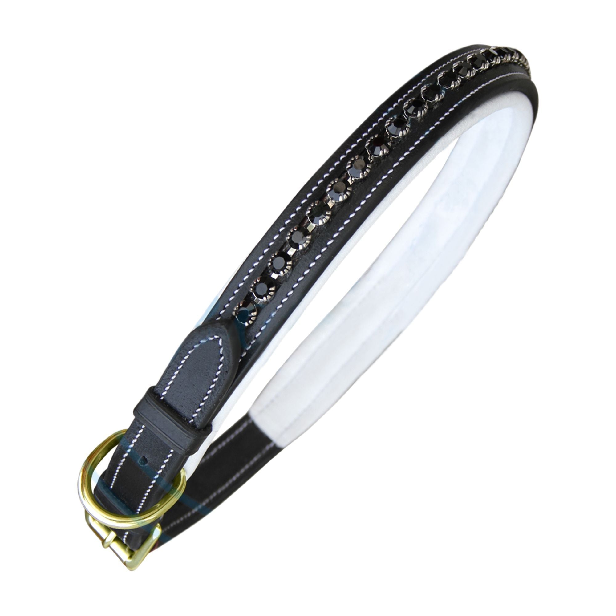 ExionPro Black Bling Dog Collar by Bridles & Reins - alternate view 3