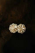 Joan Begay Navajo Made Sterling Silver Concho Earring