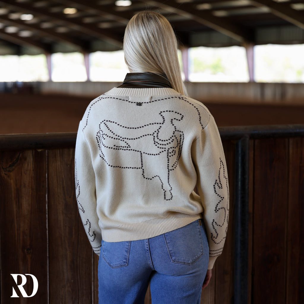Knox Saddle Bootstitch Knit | Sweater — view 2
