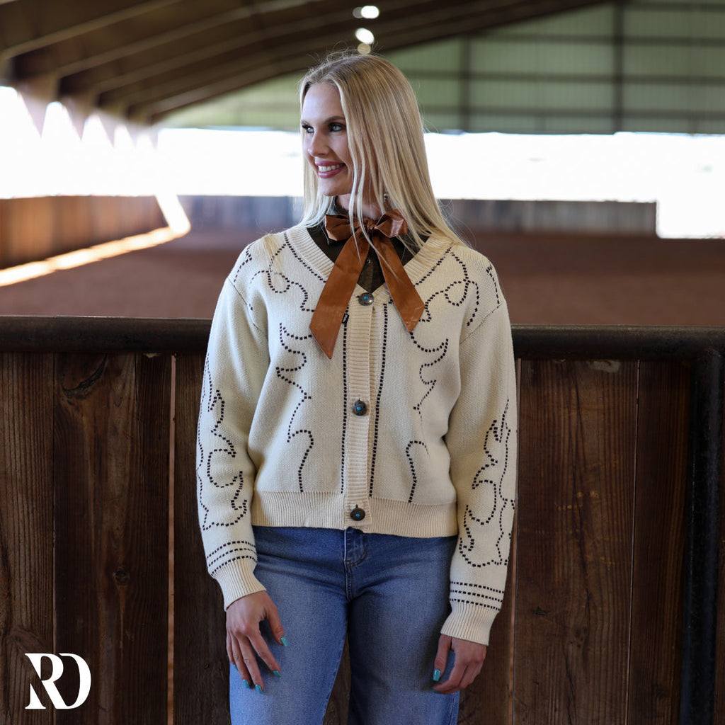 Knox Saddle Bootstitch Knit | Sweater
