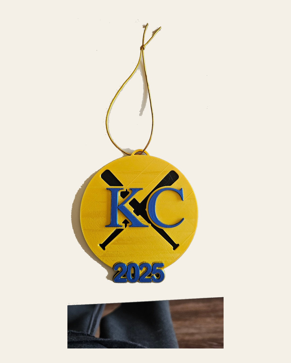 Kansas City Baseball Ornament - KC 2025