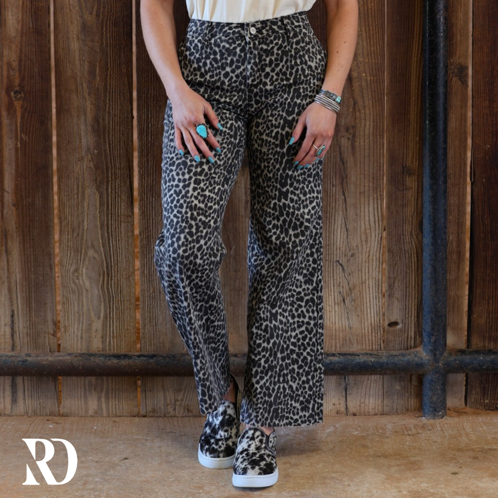 Leighton Leopard Denim | Jeans
