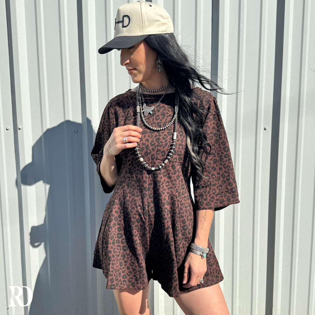 Lena Leopard | Romper