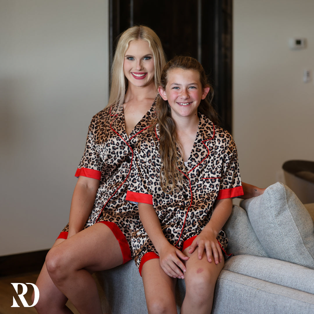 Pj Set | Leopard & Red — view 3