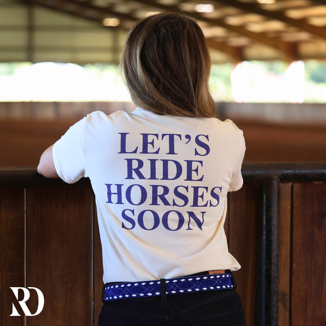 Let's Ride Horses Soon | Tee — view 2
