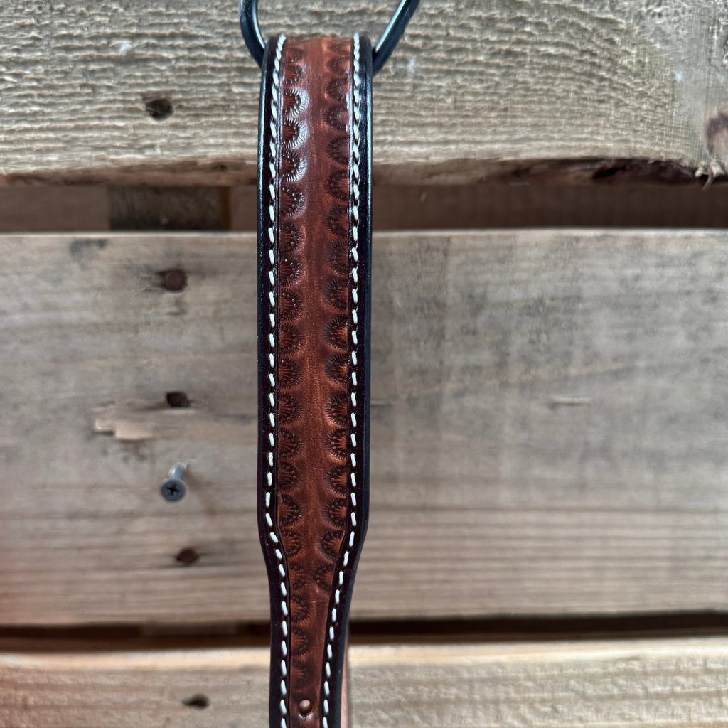 Flower Power Lariat & Leather Combo Halter #LH118 — view 4