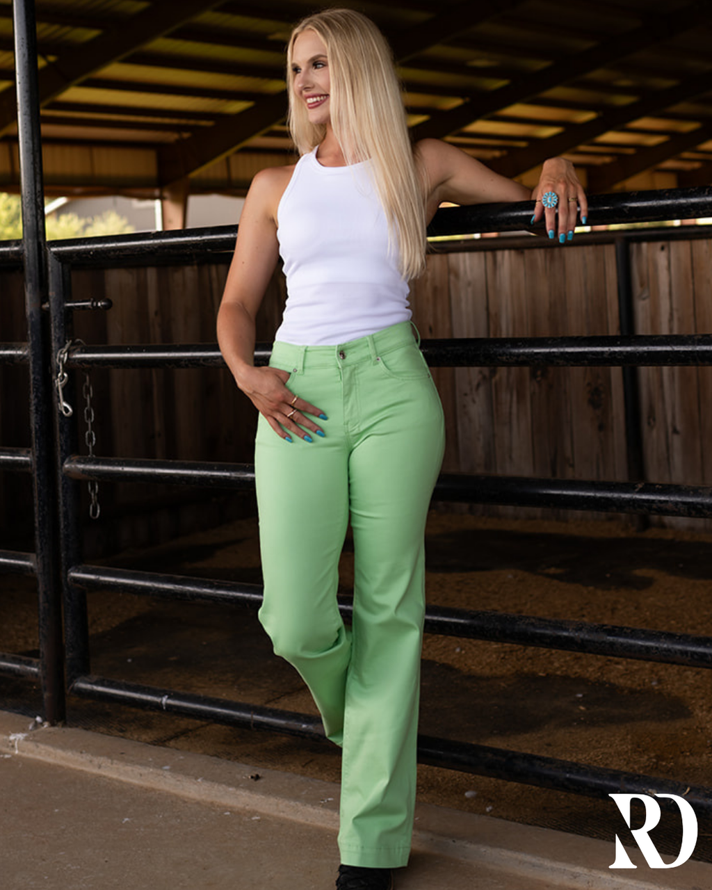 Signature Trouser - Lime Green