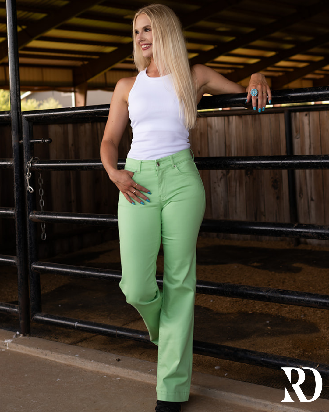 Signature Trouser - Lime Green
