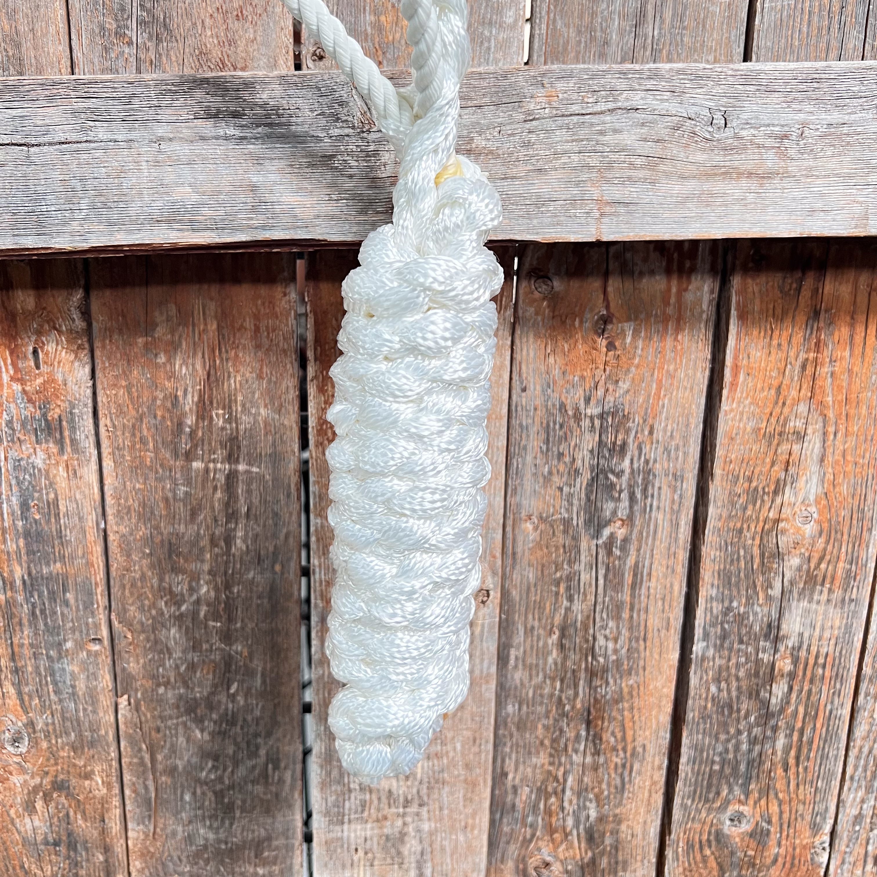 White Lariat Noseband Mule Tape Halter — view 4