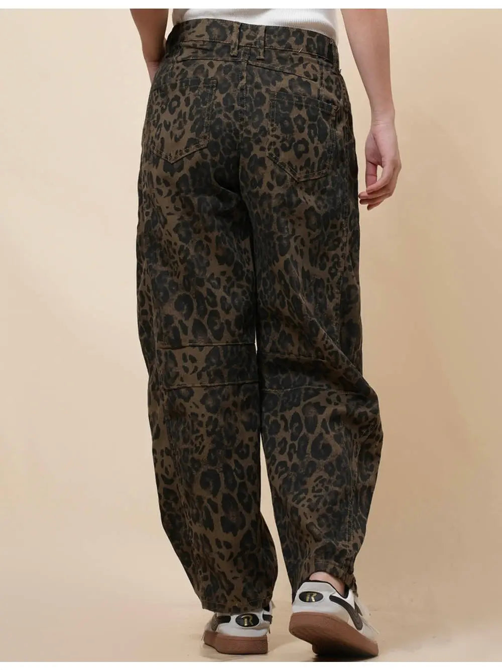 Lottie Leopard Barrel | Jeans — view 6