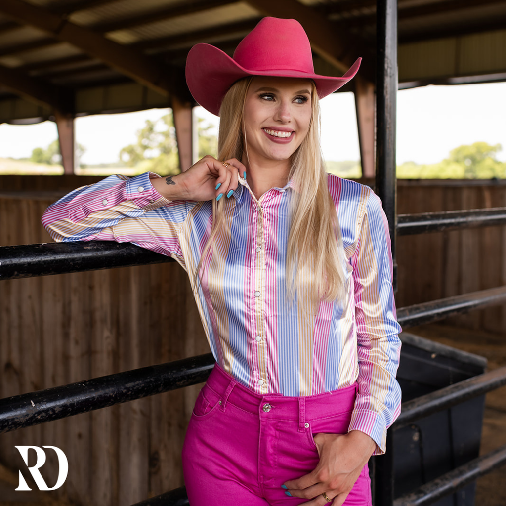 Mary Kay Satin Performance Rodeo Shirt