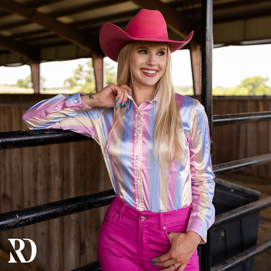 Mary Kay Satin Performance Rodeo Shirt