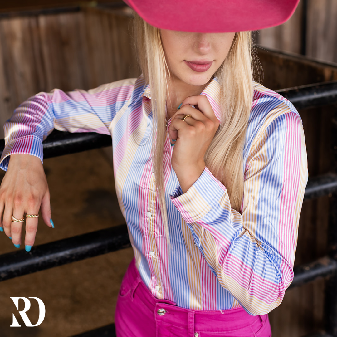Mary Kay Satin Performance Rodeo Shirt — view 2