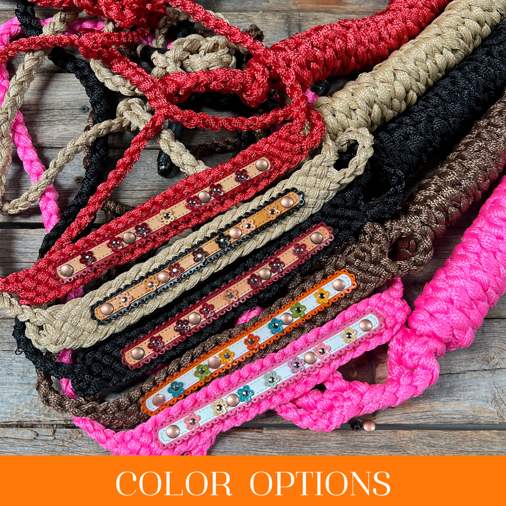 Single Flower Mule Tape Halter