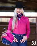 Mulberry Polar Fleece Performance Rodeo Shirt
