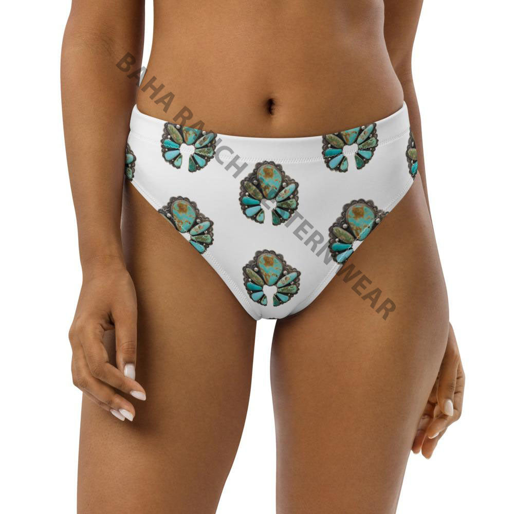 Yeehaw Turquoise Naja Bikini Bottom by Baha Ranch Western Wear - product image 2