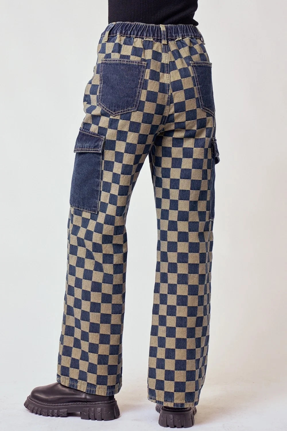 Old School Checkered Denim | Pants — view 2