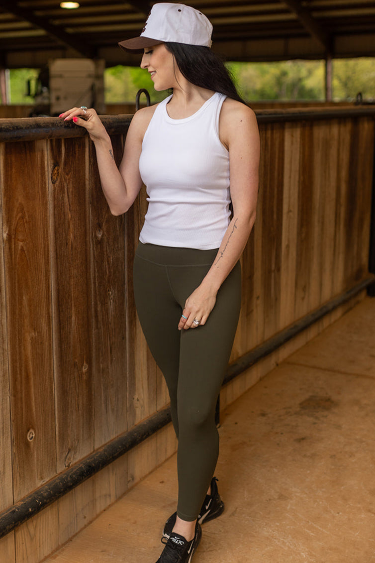Vital Leggings | Olive — view 2