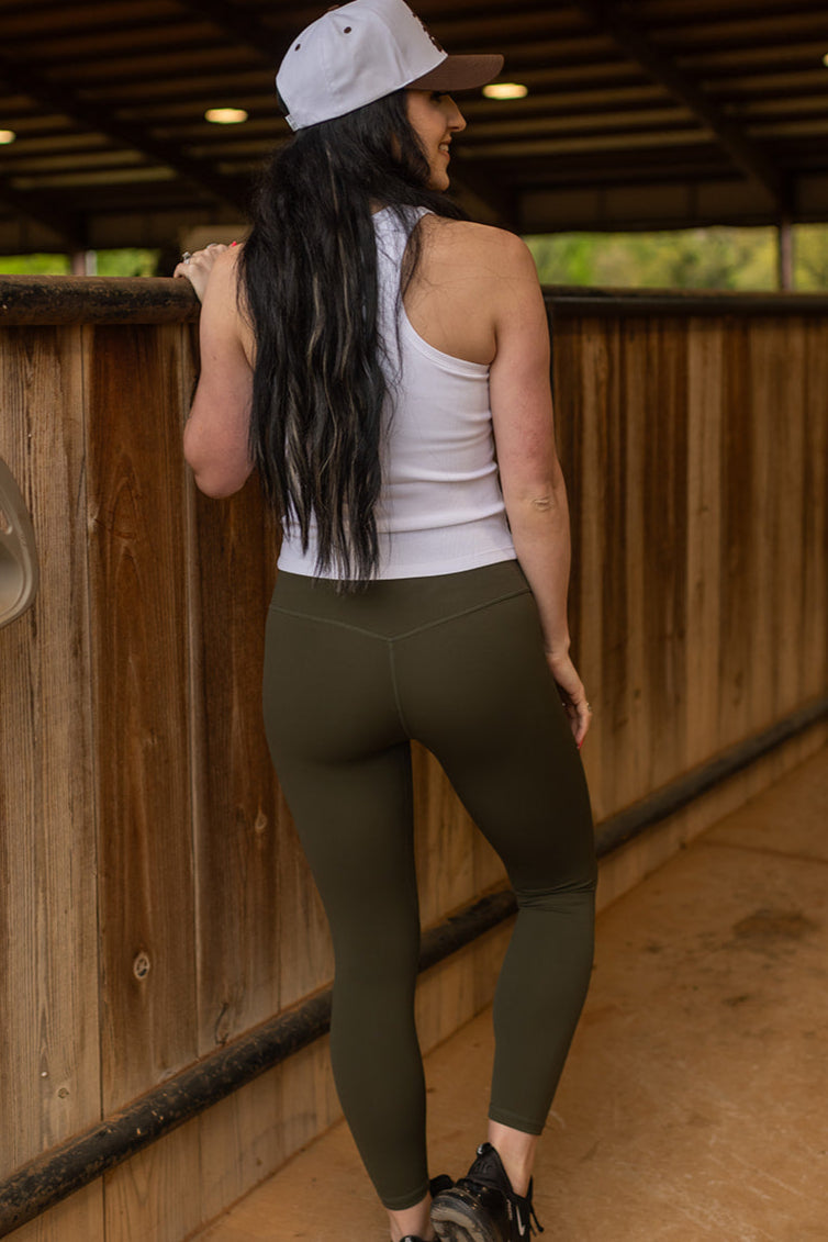 Vital Leggings | Olive — view 3