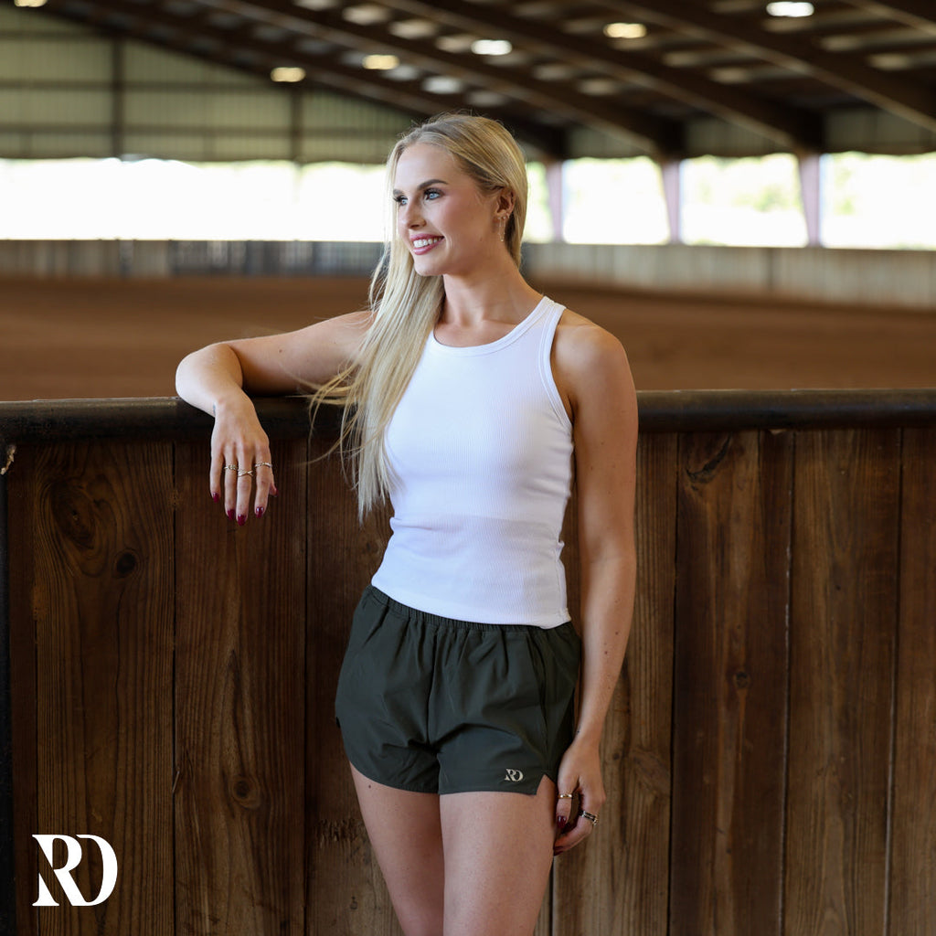 Essentials Shorts | Olive — view 3