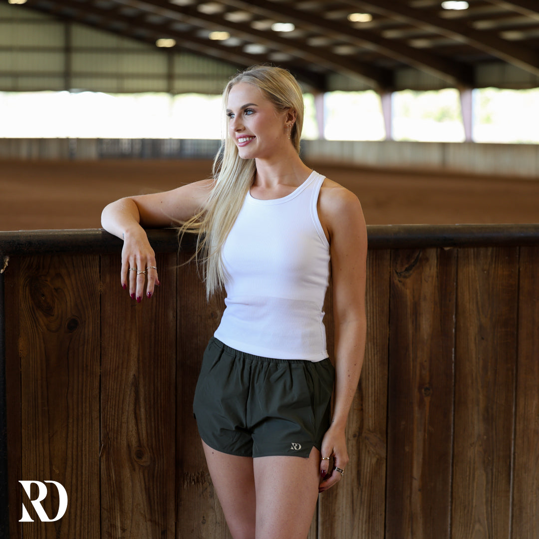 Essentials Shorts | Olive — view 3