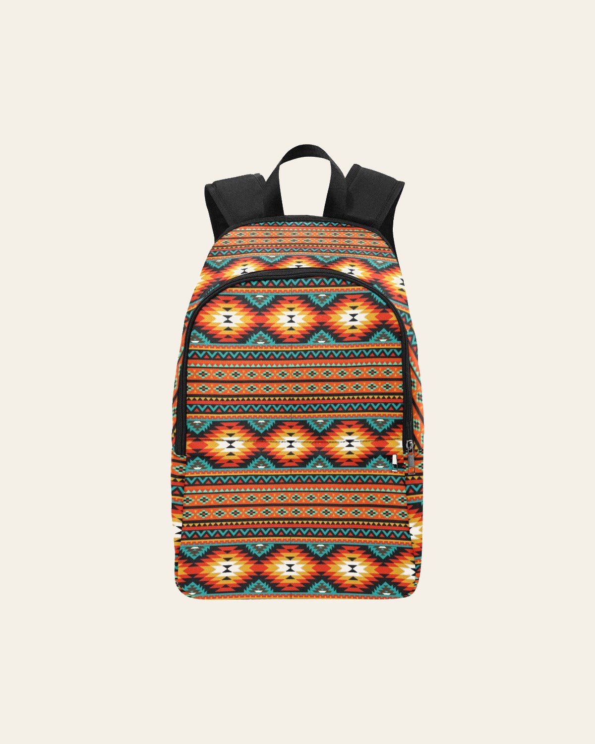 Orange Aztec Backpack