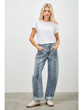Palmer Pleated Barrel | Jeans