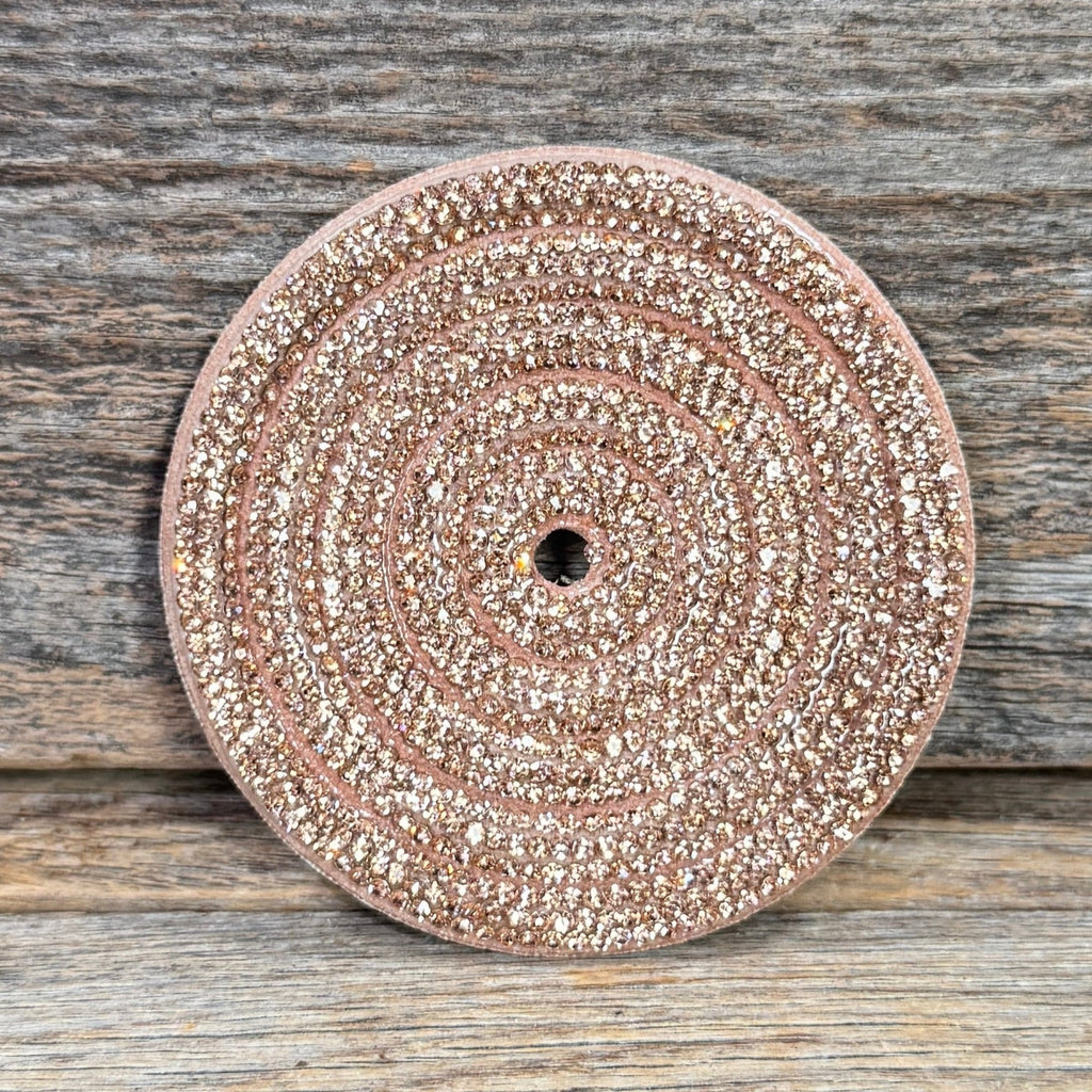 Circle Rhinestone Rosette — view 3