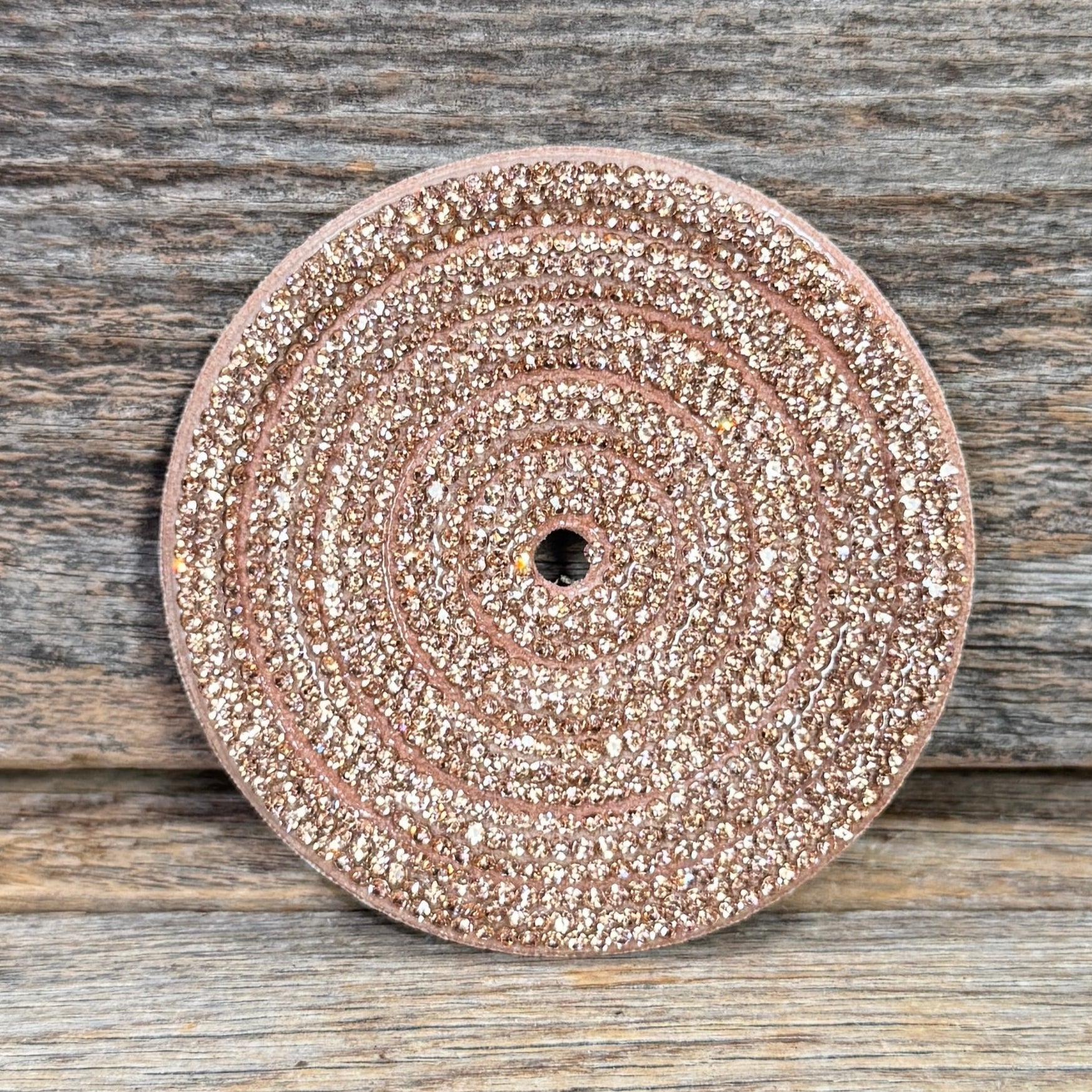 Circle Rhinestone Rosette — view 3