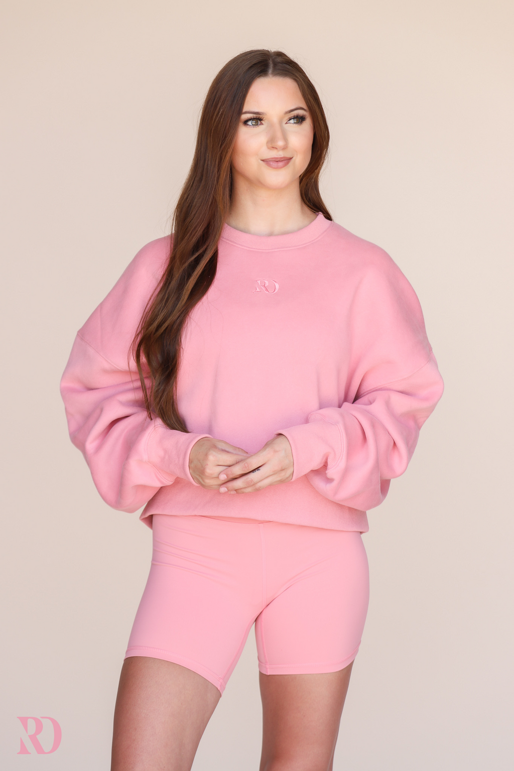 Warmup Pullover | Petal Pink — view 4