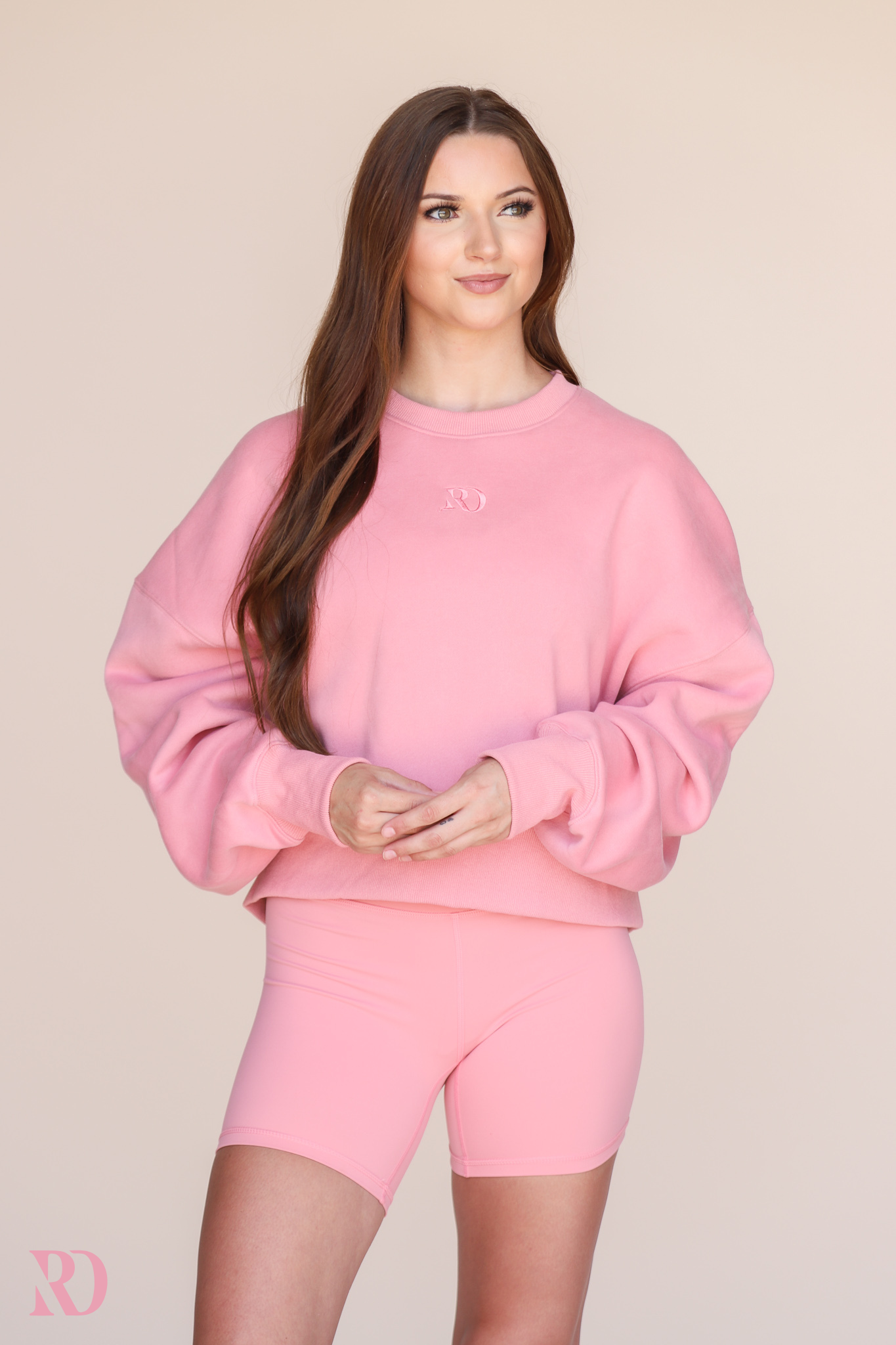 Warmup Pullover | Petal Pink — view 4
