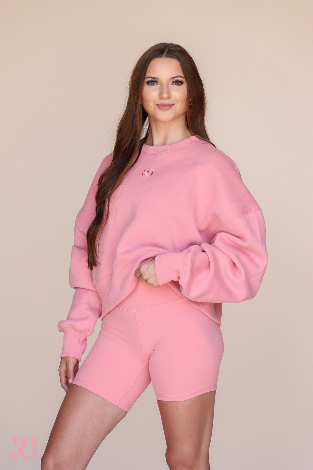 Warmup Pullover | Petal Pink — view 5