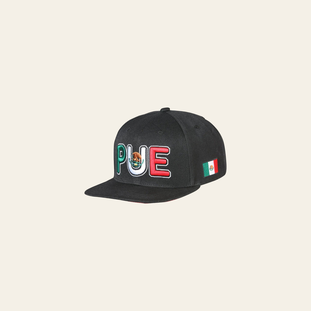 El General SB/PUE Hat- Black 44810 on a warm cream background