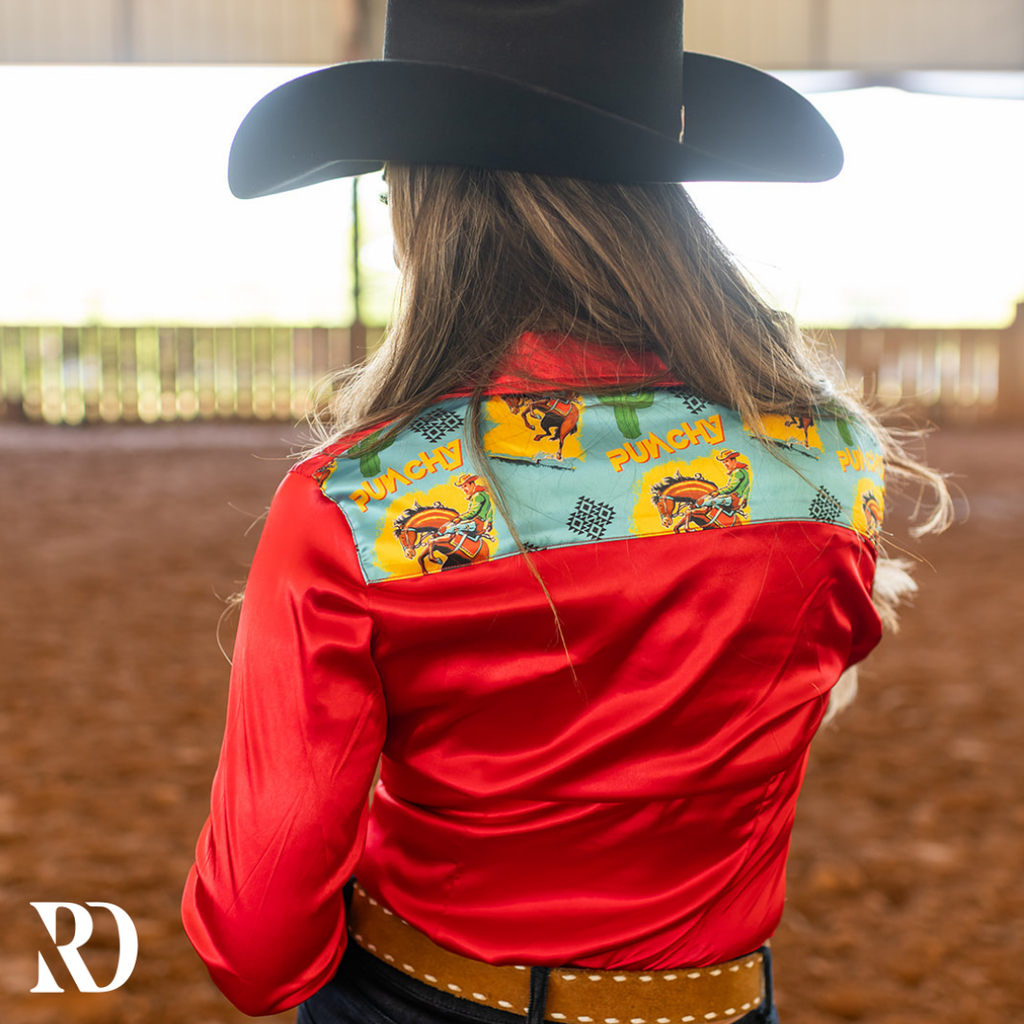 Punchy Satin Performance Rodeo Shirt — view 2
