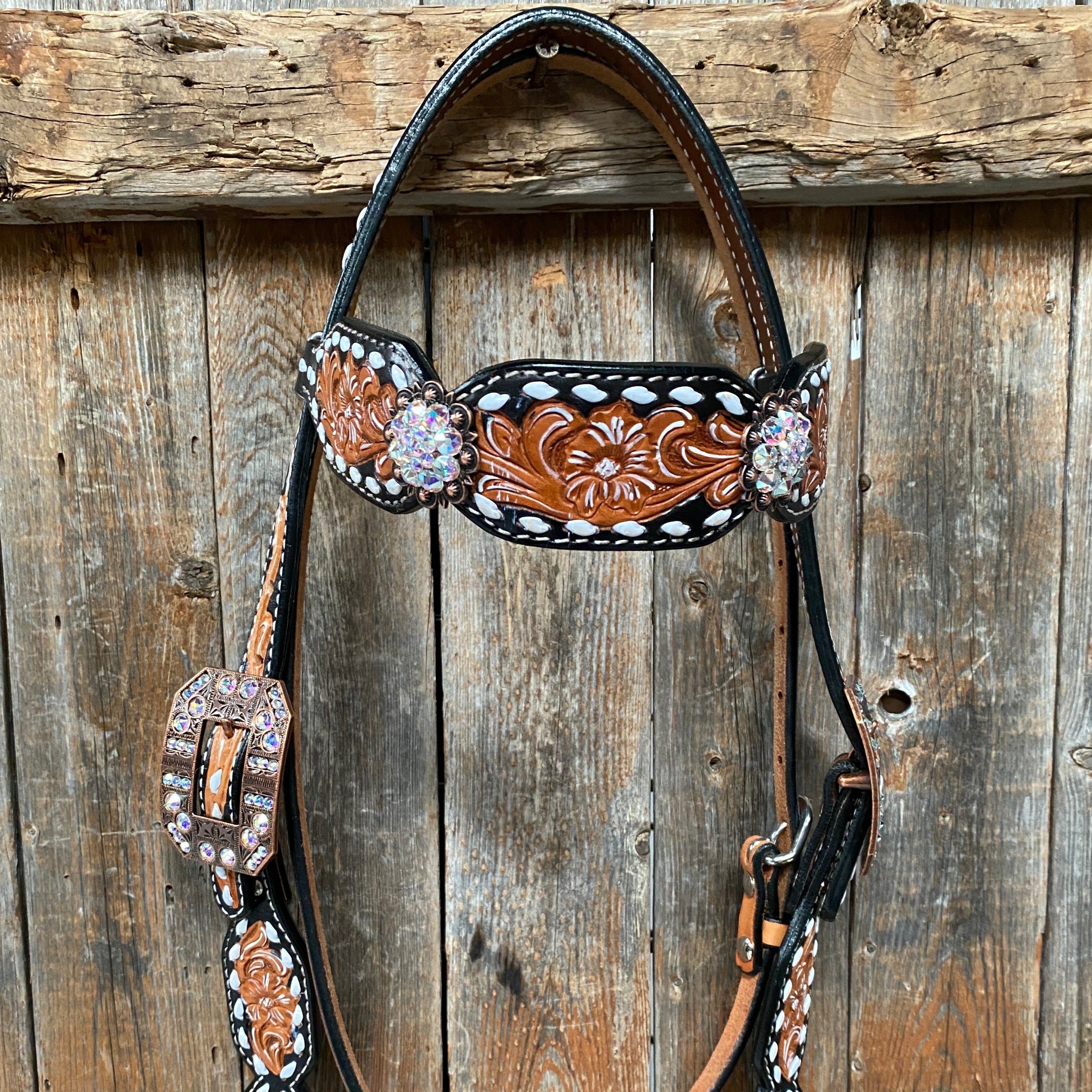 Classic AB Browband/One Ear Tack Set with Wither Strap #BBBC457 — view 7