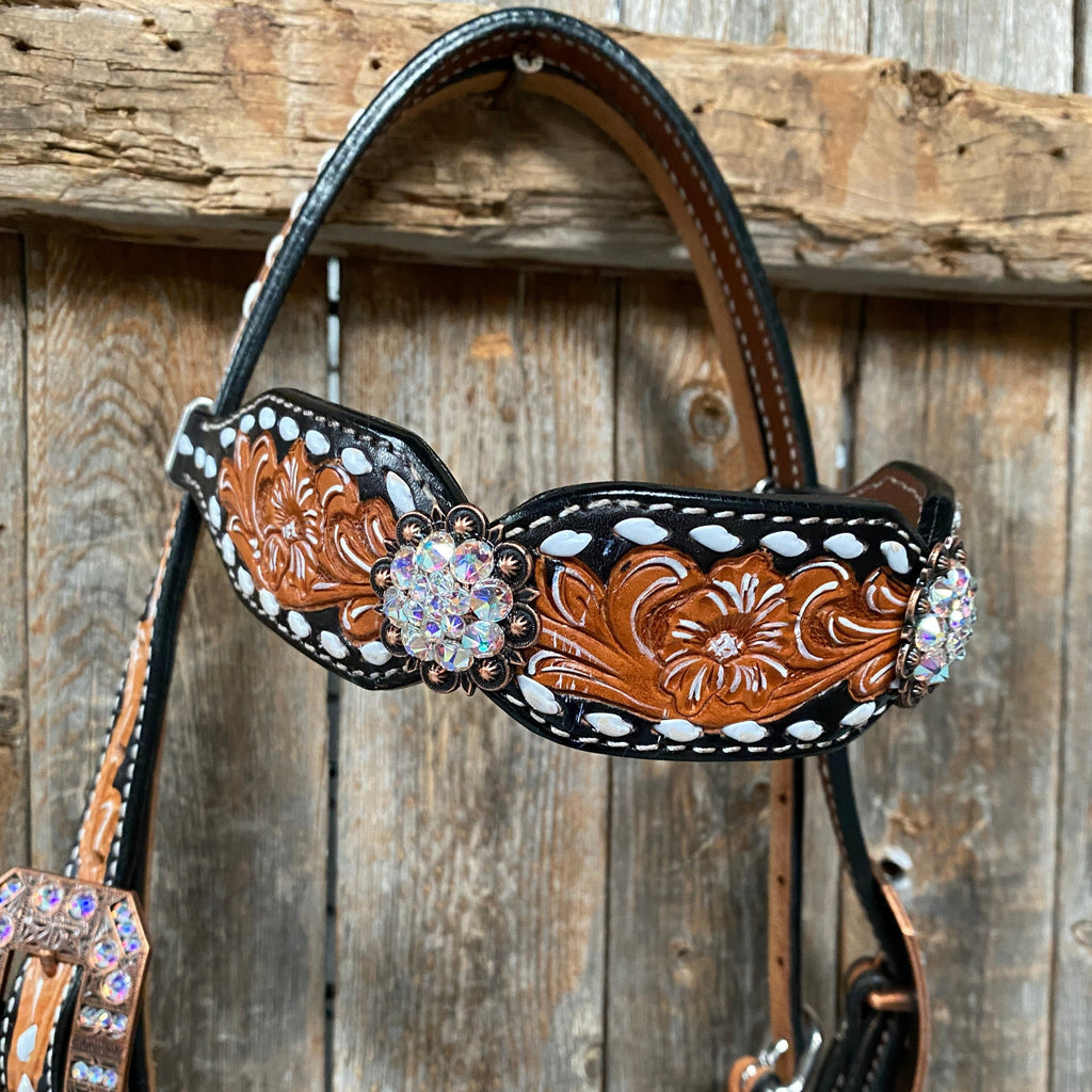 Classic AB Browband/One Ear Tack Set with Wither Strap #BBBC457 — view 8