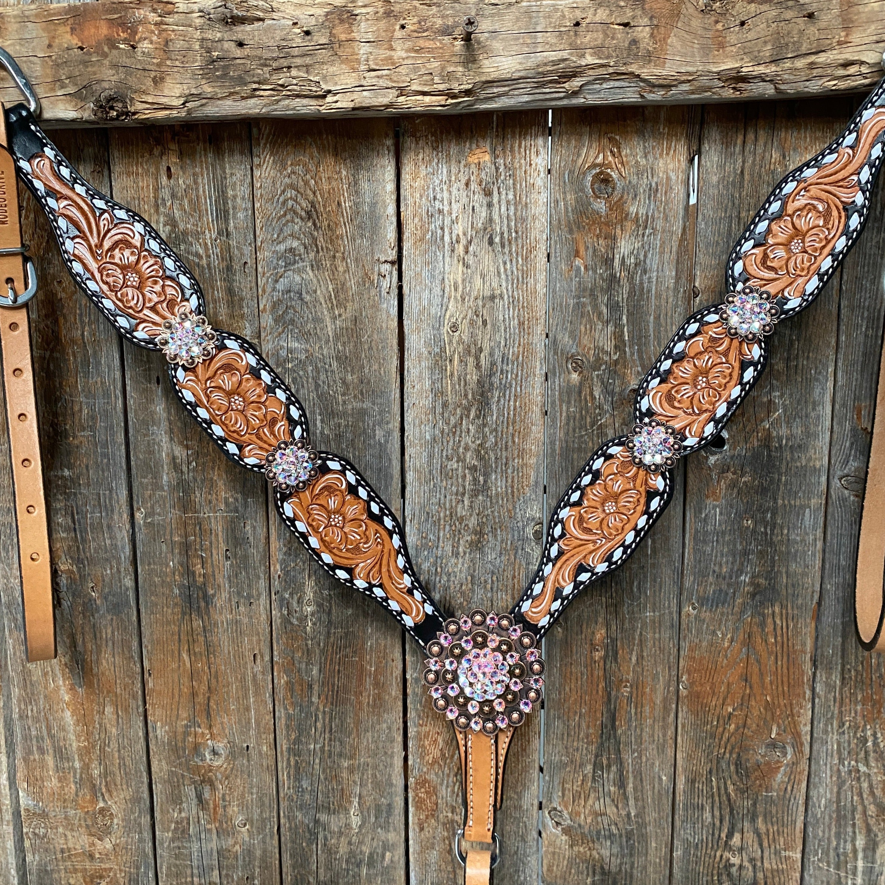 Classic AB Browband/One Ear Tack Set with Wither Strap #BBBC457 — view 5