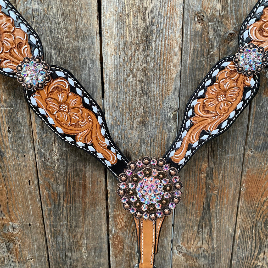 Classic AB Browband/One Ear Tack Set with Wither Strap #BBBC457 — view 6