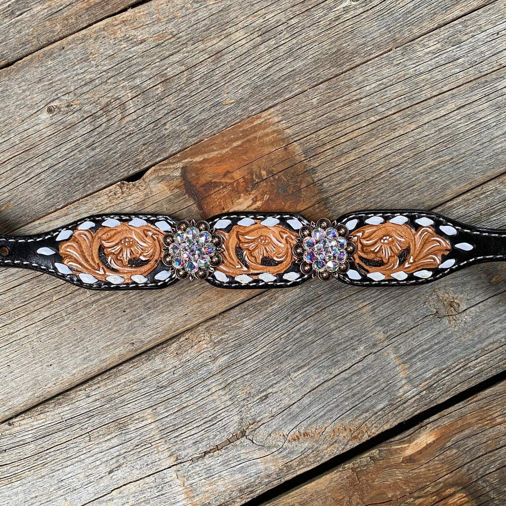Classic AB Browband/One Ear Tack Set with Wither Strap #BBBC457 — view 12