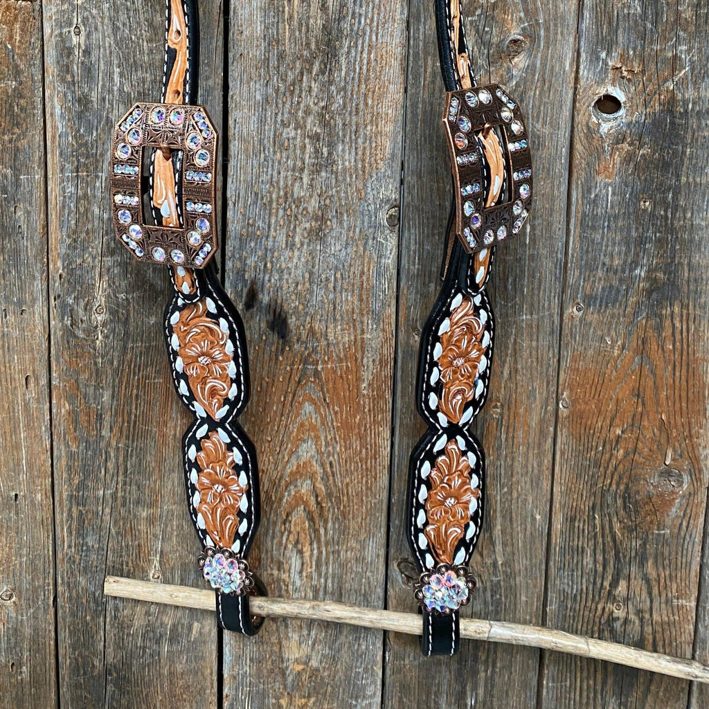 Classic AB Browband/One Ear Tack Set with Wither Strap #BBBC457 — view 9