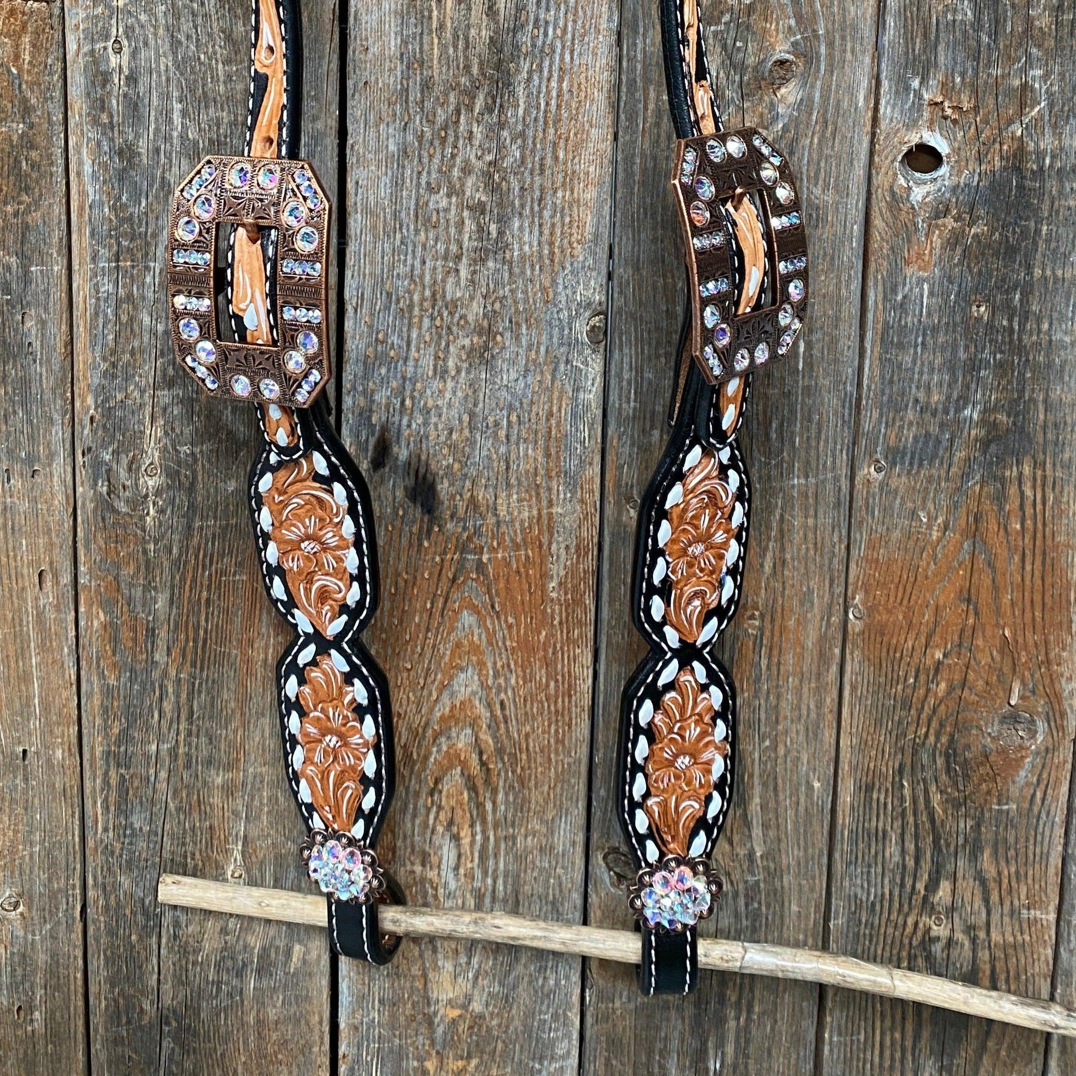 Classic AB Browband/One Ear Tack Set with Wither Strap #BBBC457 — view 9