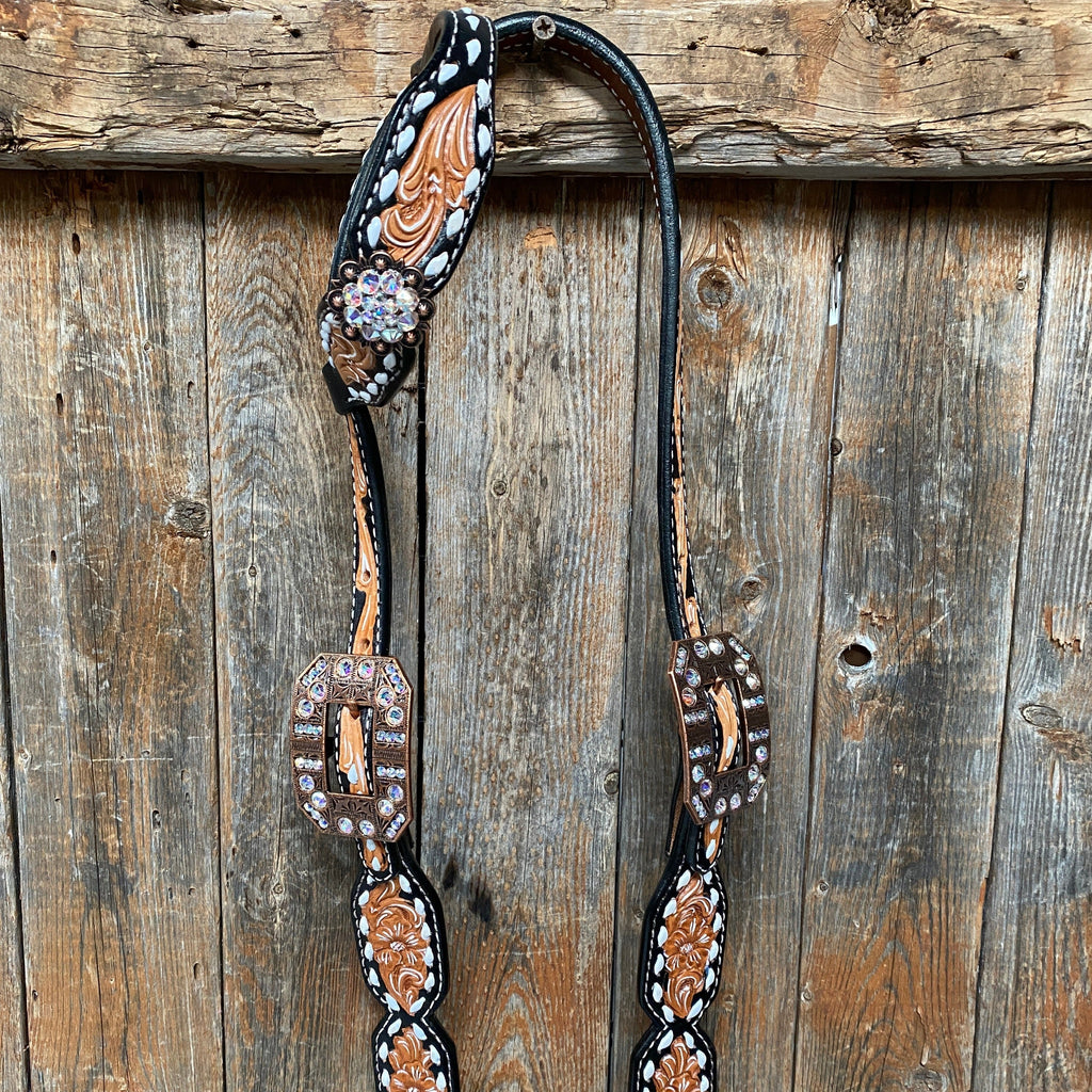 Classic AB Browband/One Ear Tack Set with Wither Strap #BBBC457 — view 10