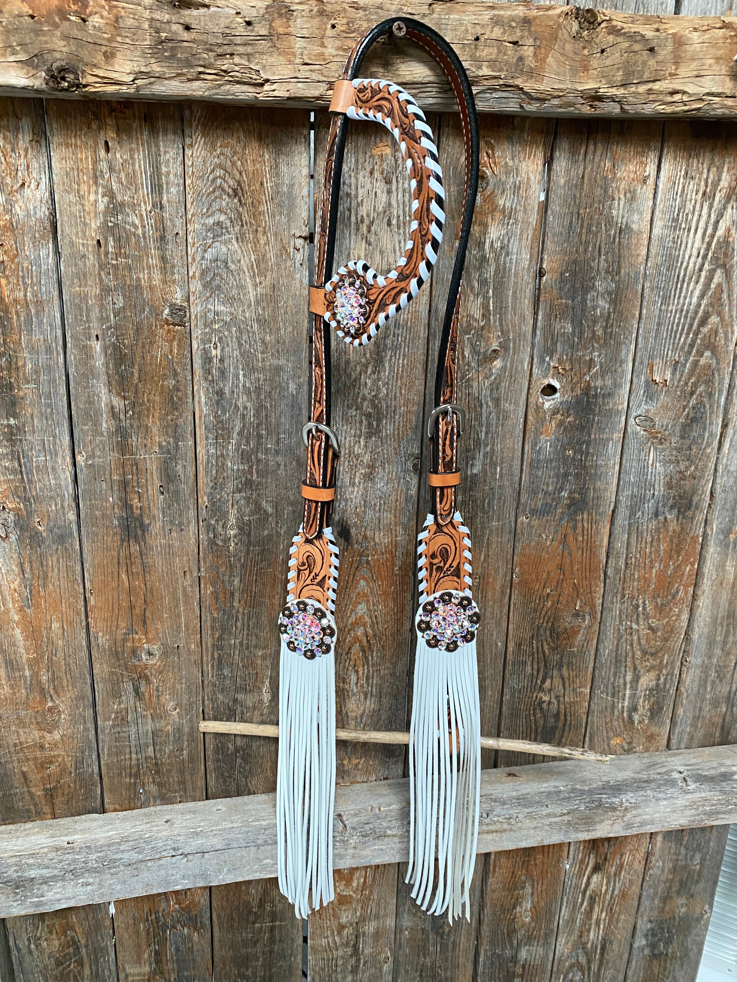 Whipstitch AB Browband/One Ear Tack Set with Wither Strap #BBBC458 — view 10