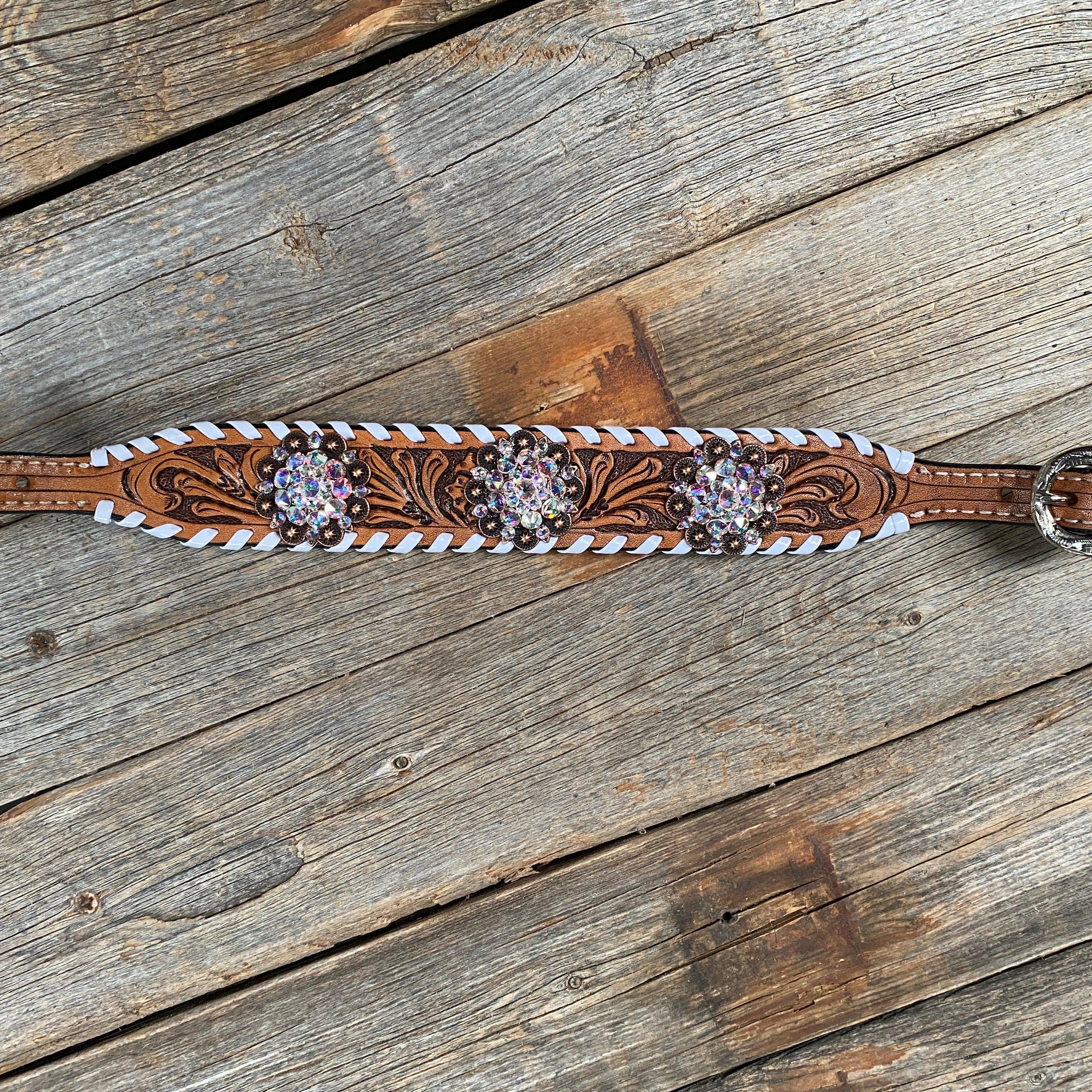 Whipstitch AB Browband/One Ear Tack Set with Wither Strap #BBBC458 — view 12