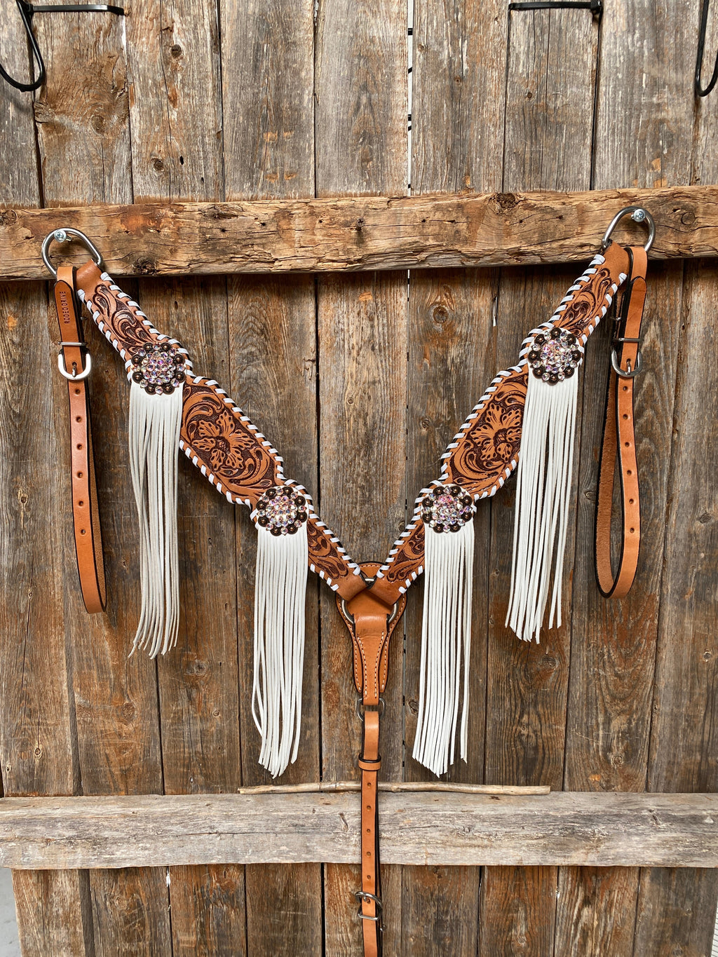 Whipstitch AB Browband/One Ear Tack Set with Wither Strap #BBBC458 — view 5