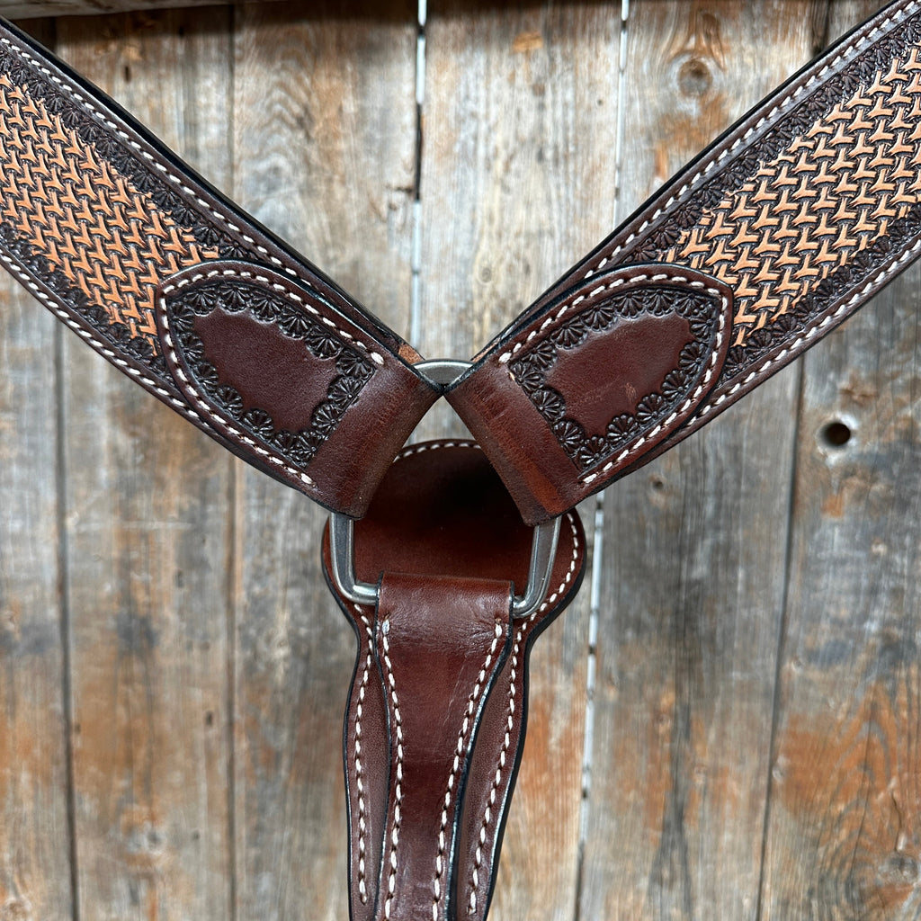 Foxtail Tooling Two Tone Breastcollar #56256 — view 3