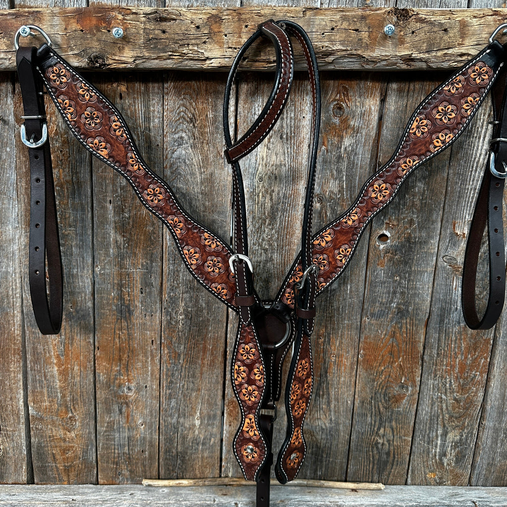 Flower Power Browband/One Ear Breastcollar Tack Sets — view 2